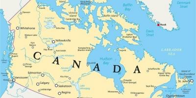 kanada térkép Észak Kanada térkép   Kanada Északi térkép (Észak Amerika   Amerika) kanada térkép